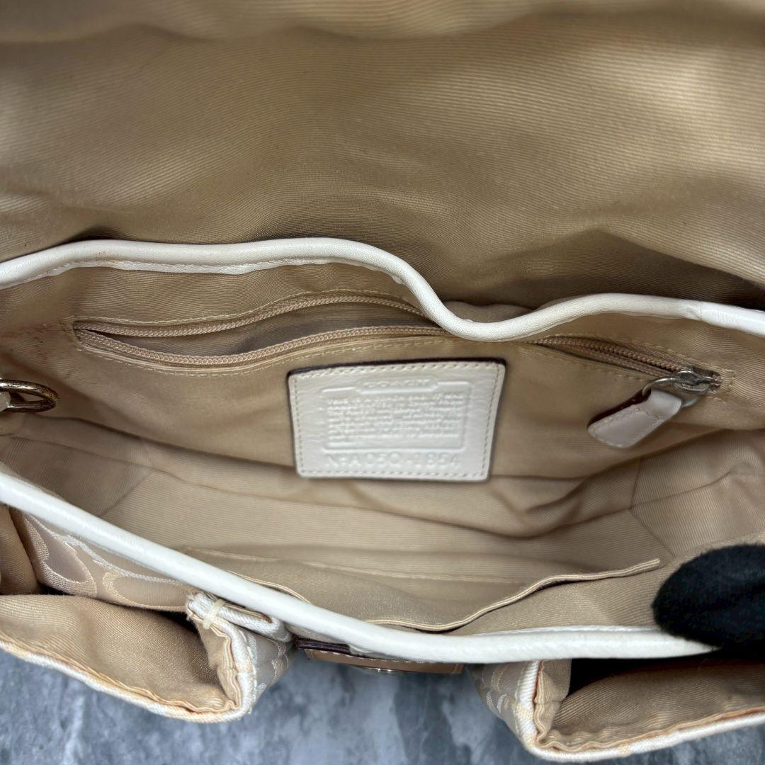 【希少品/美品】コーチ ソーホー イエロー ショルダーバッグ シグネチャー