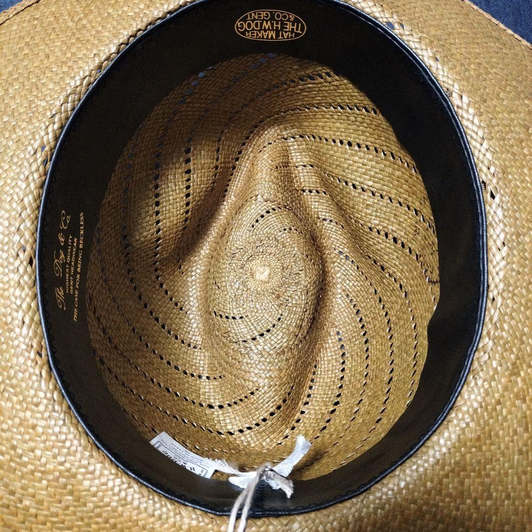 帽子 THE H.W. DOG & CO. BR PANAMA HAT OLIVE