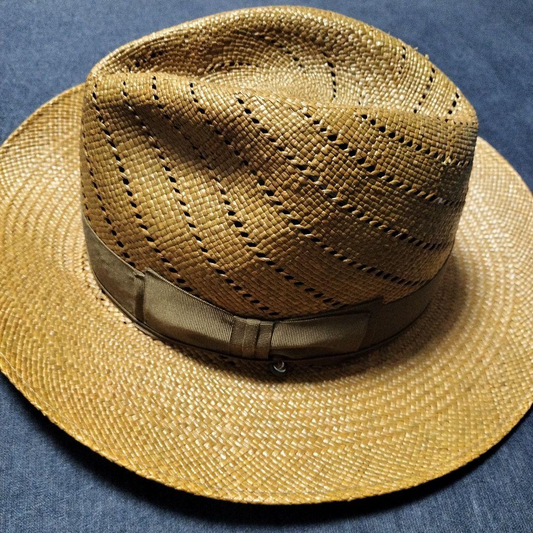 帽子 THE H.W. DOG & CO. BR PANAMA HAT OLIVE