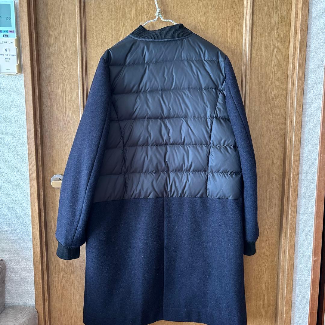【専用】MUVEIL WORK メルトンダウン　ネイビー コート38
