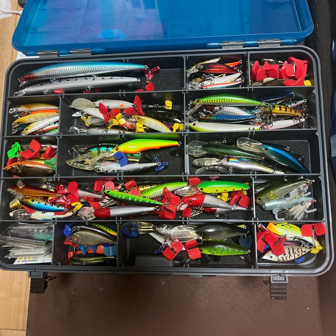 バス釣り引退まとめてハードルアープラノボックスケース約150個セット②最終値下げ