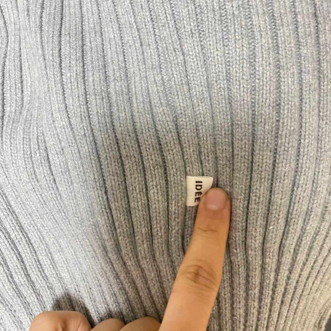 2個セット！美品IDEE MINI PUUF無印良品クッション グレーアイボリー