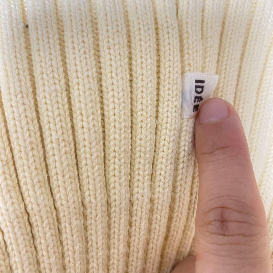 2個セット！美品IDEE MINI PUUF無印良品クッション グレーアイボリー