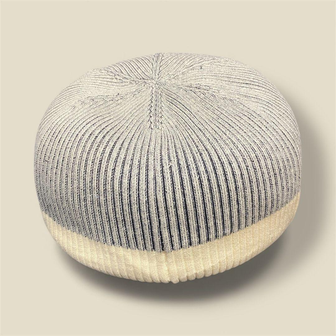 2個セット！美品IDEE MINI PUUF無印良品クッション グレーアイボリー