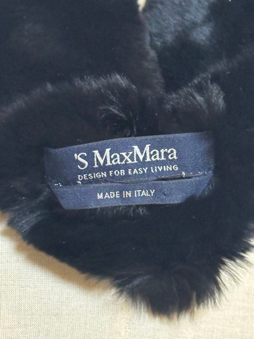 maxmara マックスマーラ　ファー　ビジュー