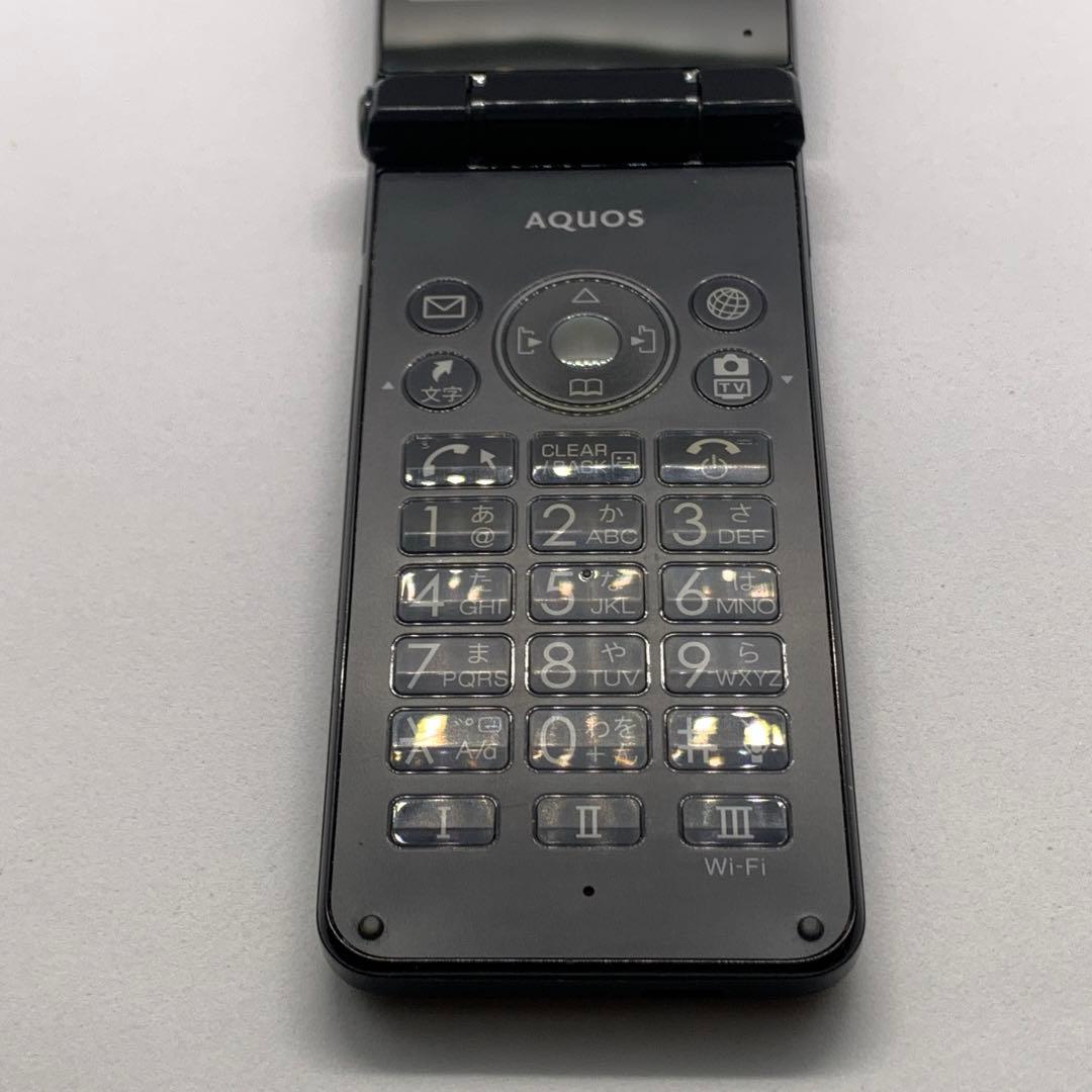 AQUOS ケータイ2 601SH ブラック SIMフリー SIMロック解除済み