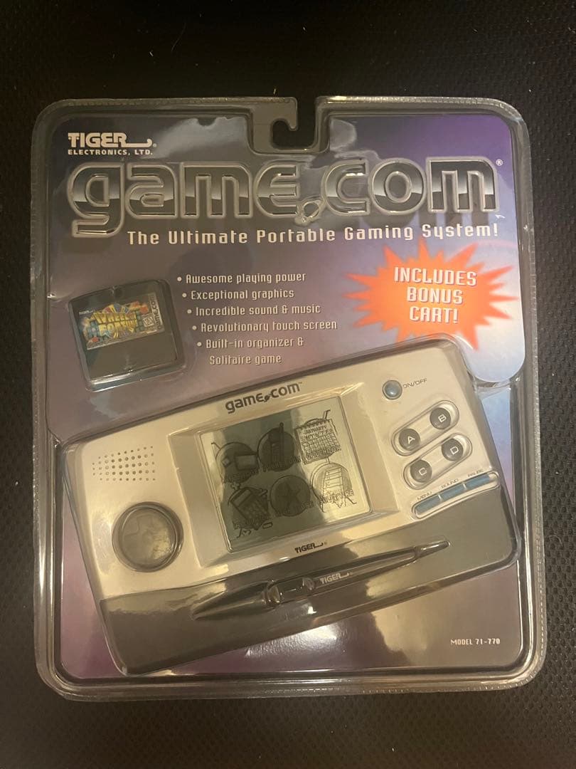 レトロゲーム機　game.com(ゲームコム) タイガー・エレクトロニクス