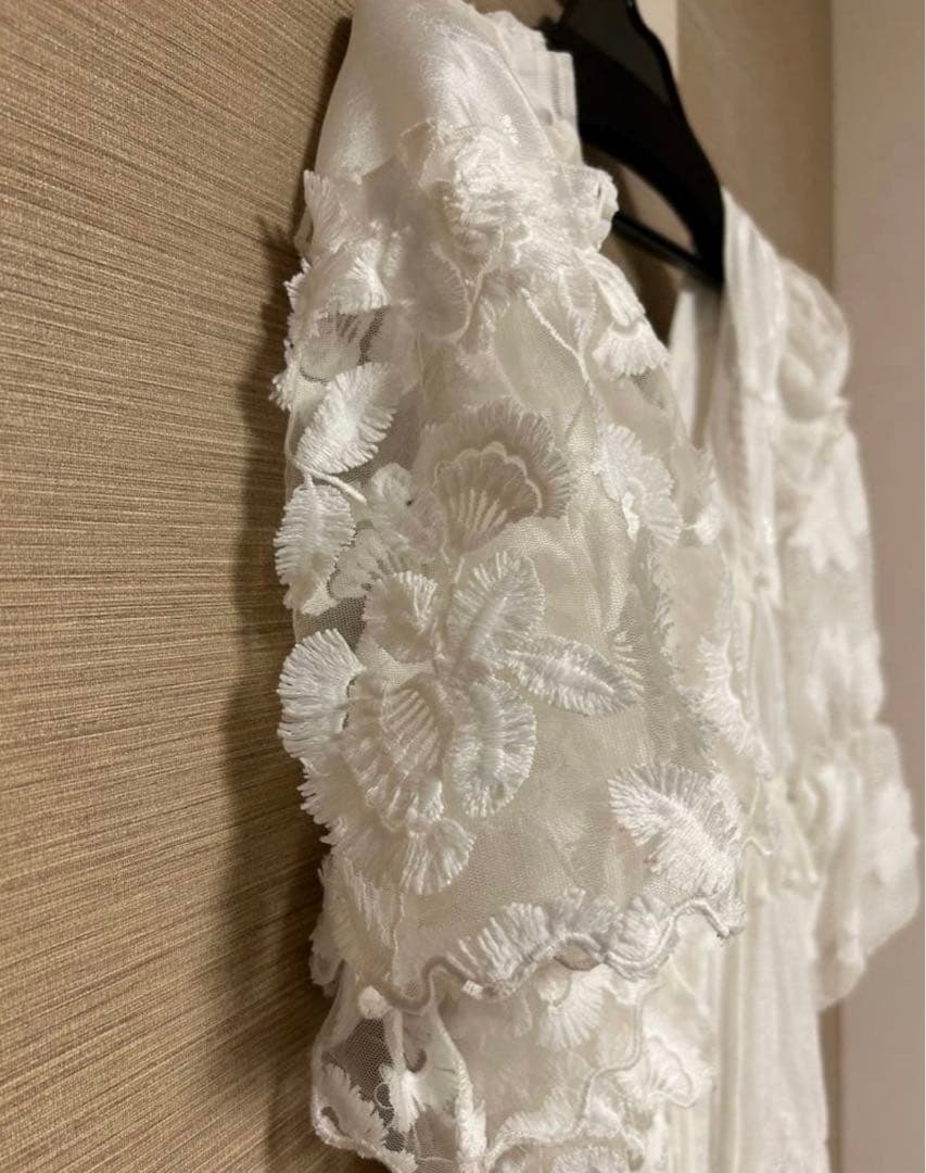 rurumu: mix flower asymmetry ワンピース