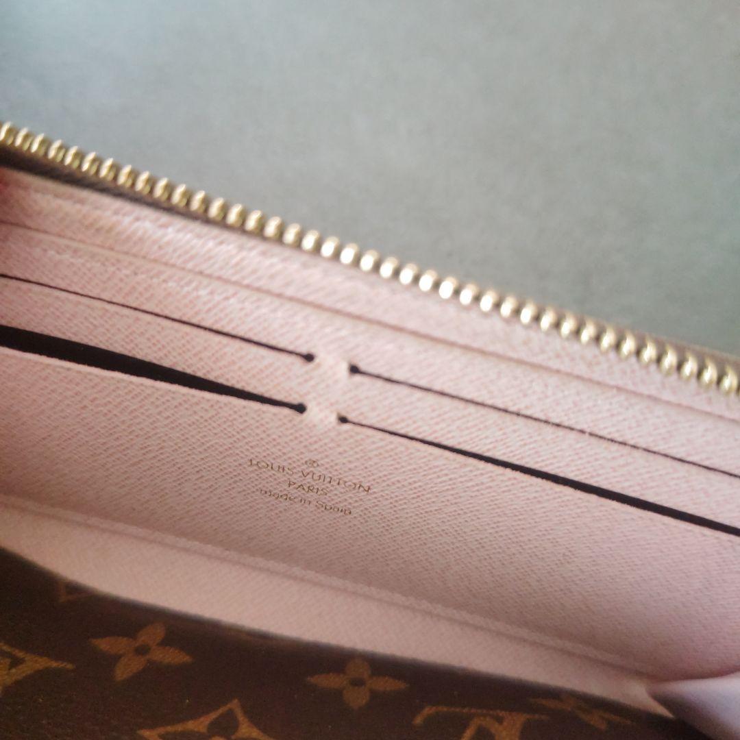 ヴィトン　クレマンス　バレリーヌ　ピンク　長財布　ファスナー壊れ　VUITTON
