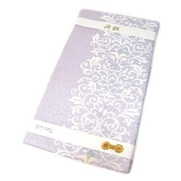 na_y_93_仕立て上り品 九寸 名古屋帯 弥栄織物 正絹 綿芯入り 新品