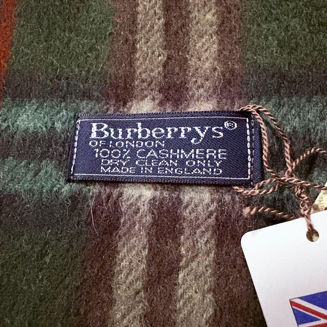 ✨️美品タグ付き✨️バーバリーロンドン マフラー カシミヤ クリスマス 英国製