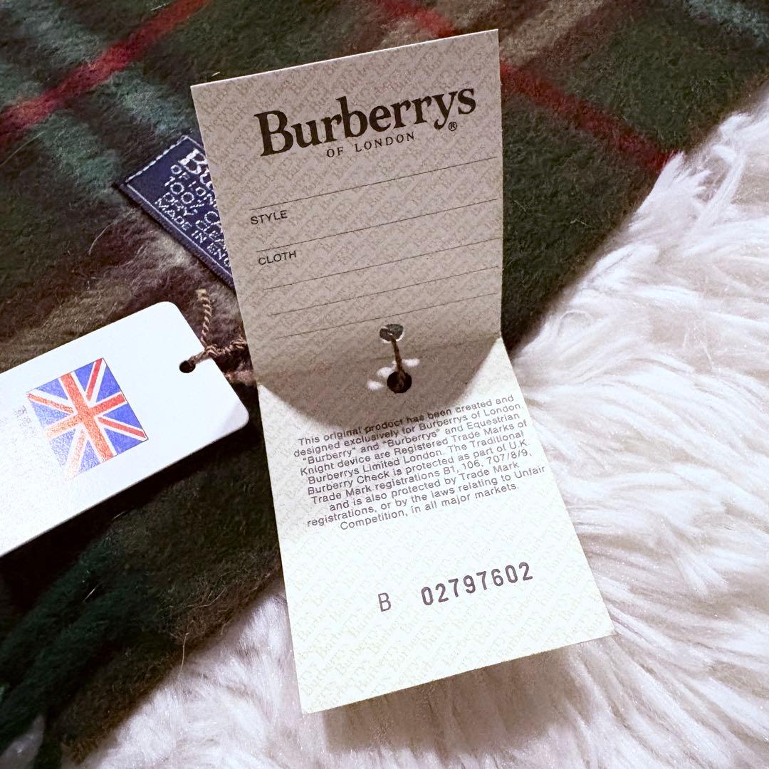 ✨️美品タグ付き✨️バーバリーロンドン マフラー カシミヤ クリスマス 英国製
