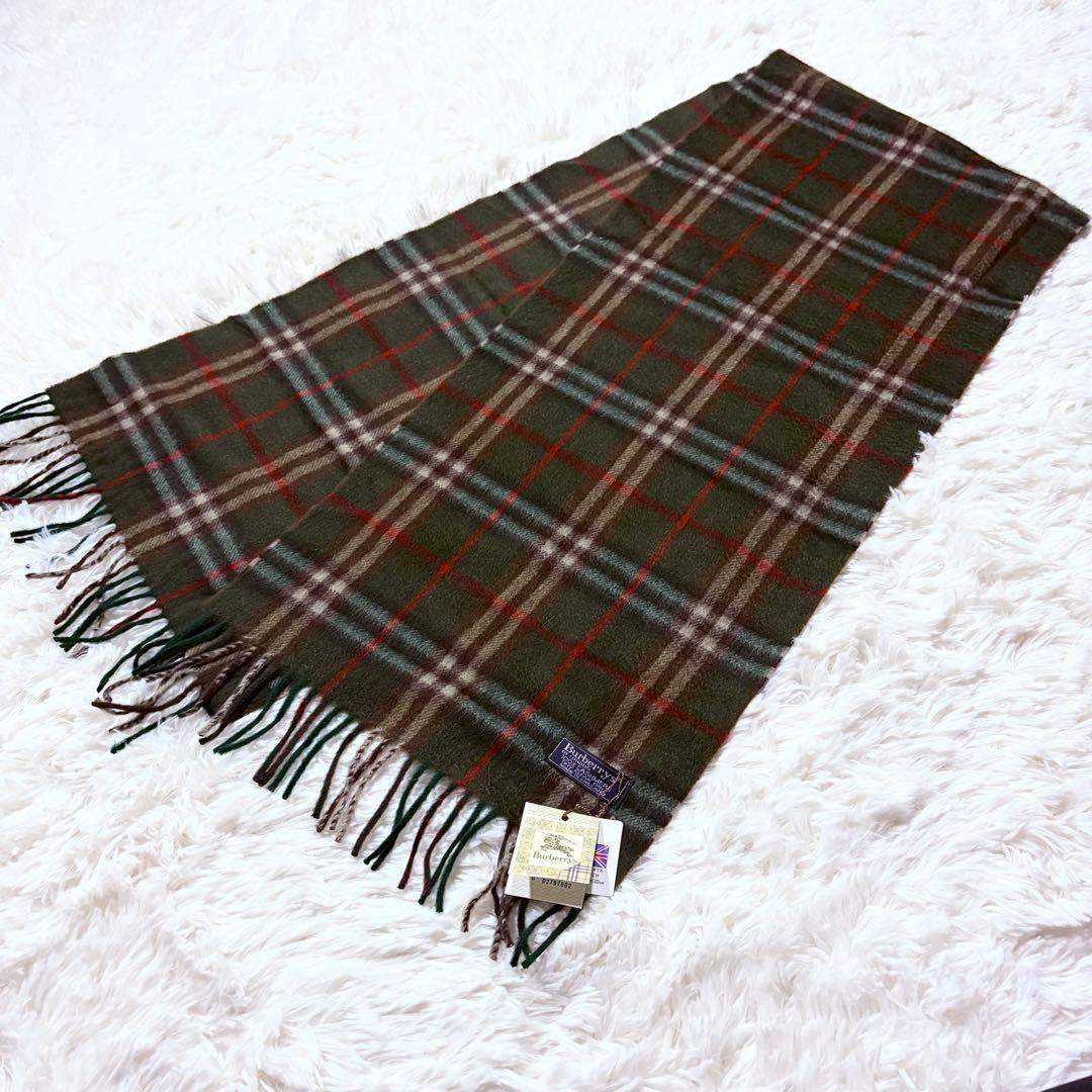 ✨️美品タグ付き✨️バーバリーロンドン マフラー カシミヤ クリスマス 英国製