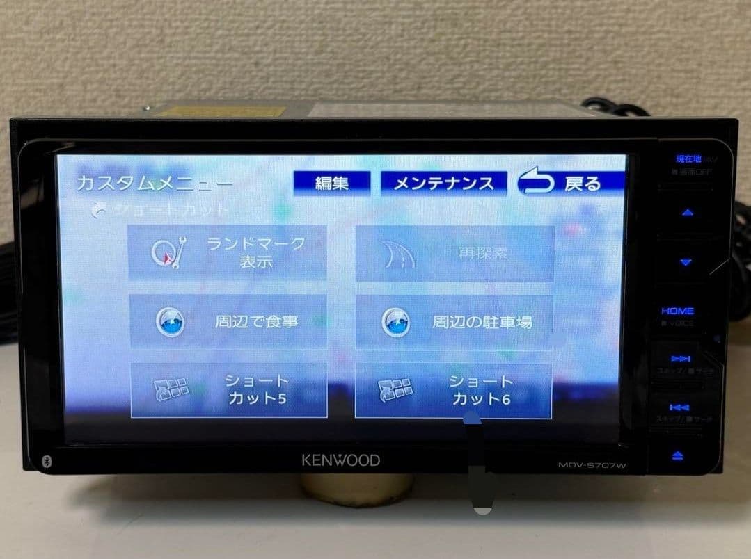 Kenwood ケンウッド　MDV-S707W カーナビ　2020年式