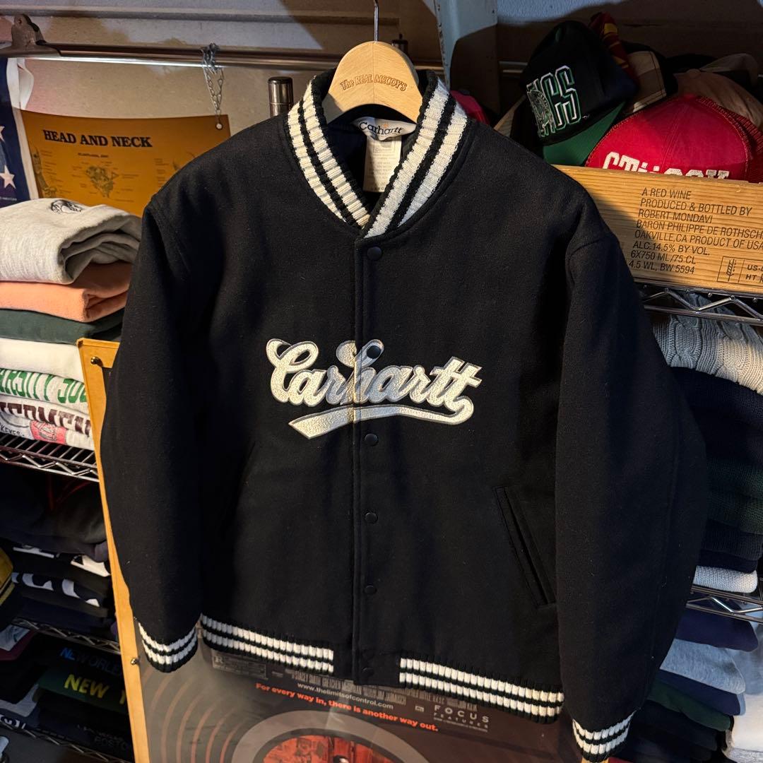 Y2K 00s CARHARTT カーハート スタジアムジャンパー 黒