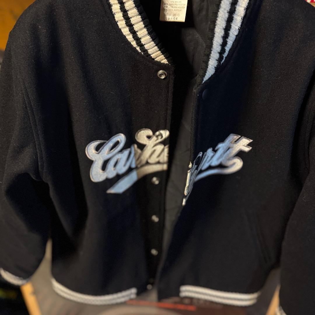 Y2K 00s CARHARTT カーハート スタジアムジャンパー 黒