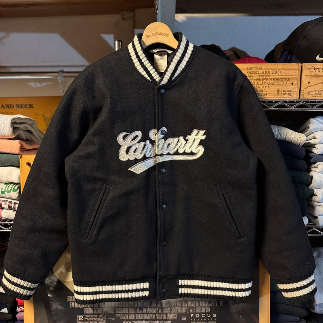 Y2K 00s CARHARTT カーハート スタジアムジャンパー 黒