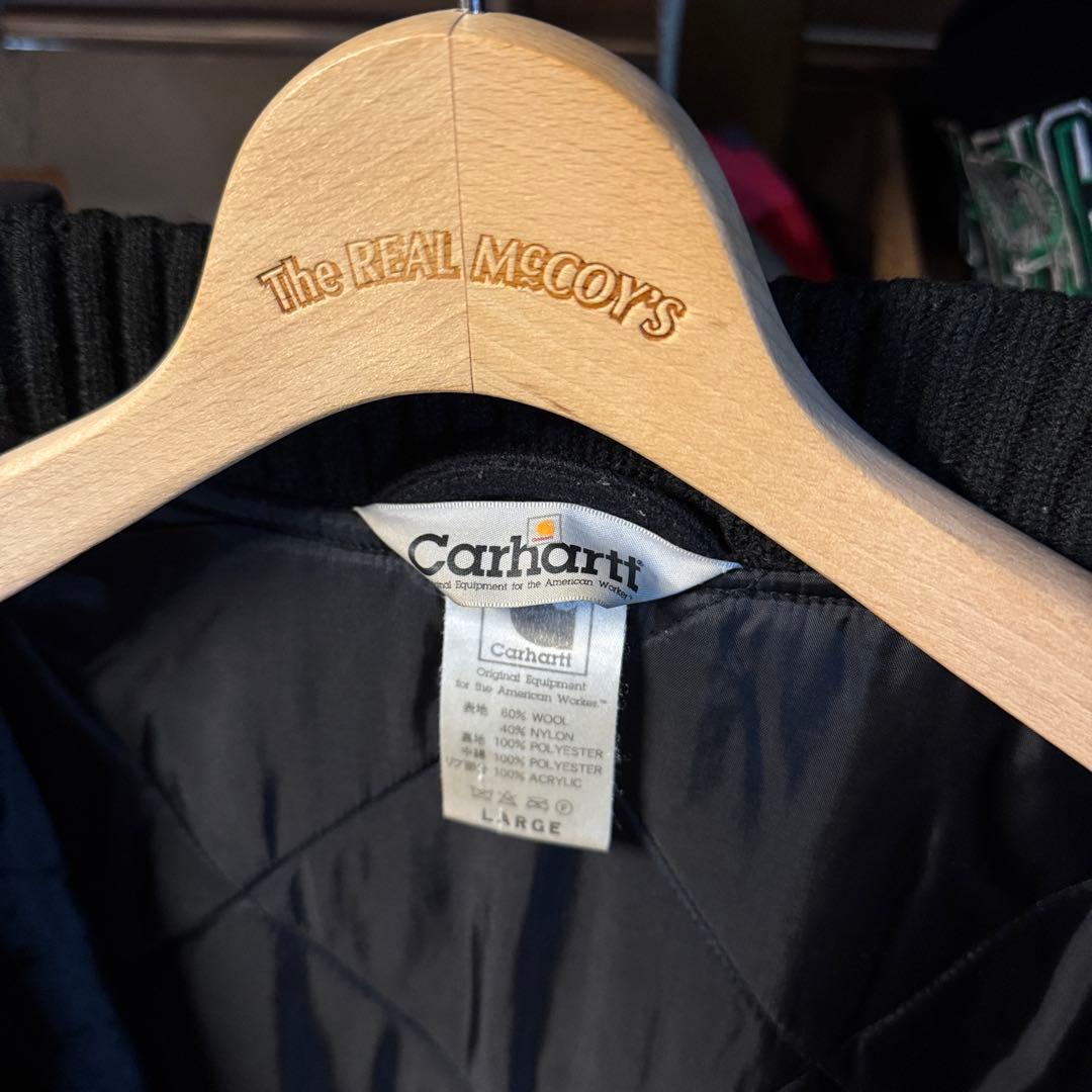 Y2K 00s CARHARTT カーハート スタジアムジャンパー 黒