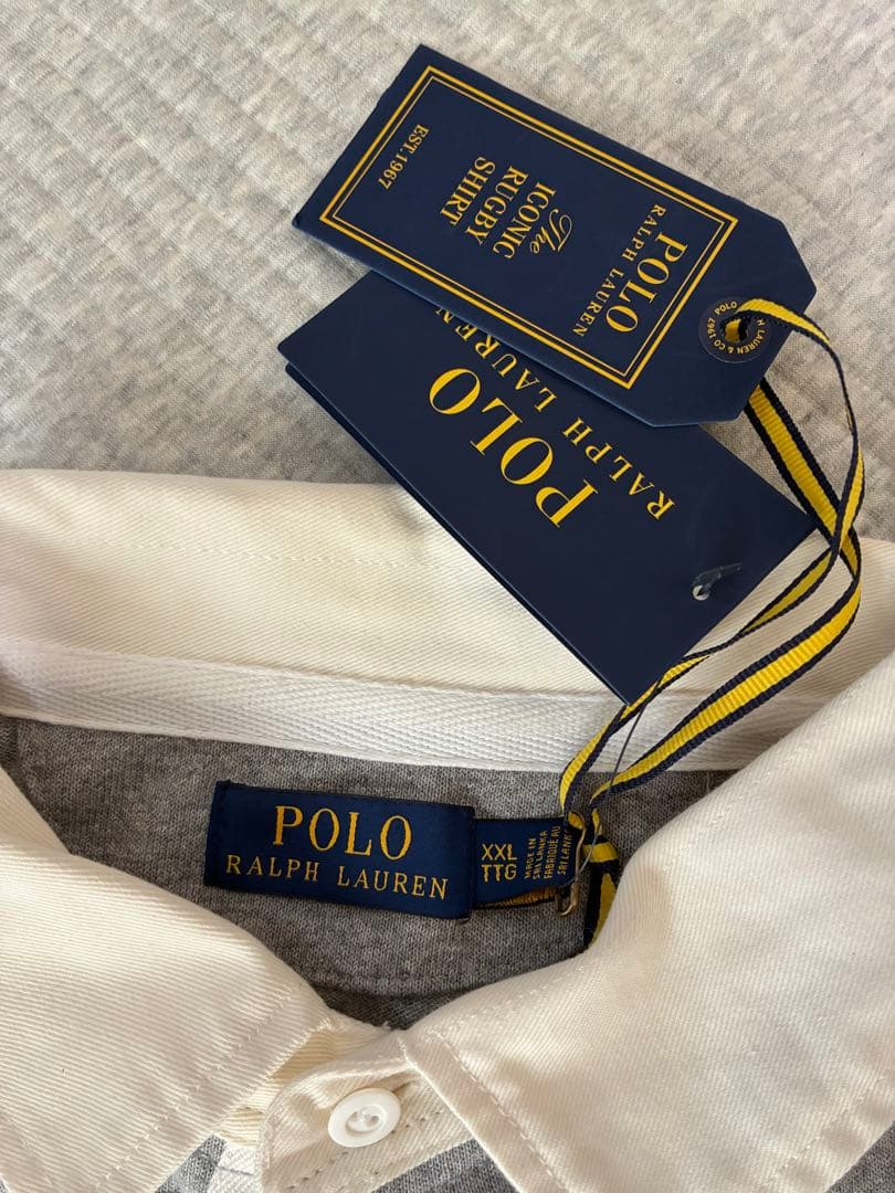 【新品】Polo Ralph Lauren XXL 長袖ポロシャツラガーシャツ