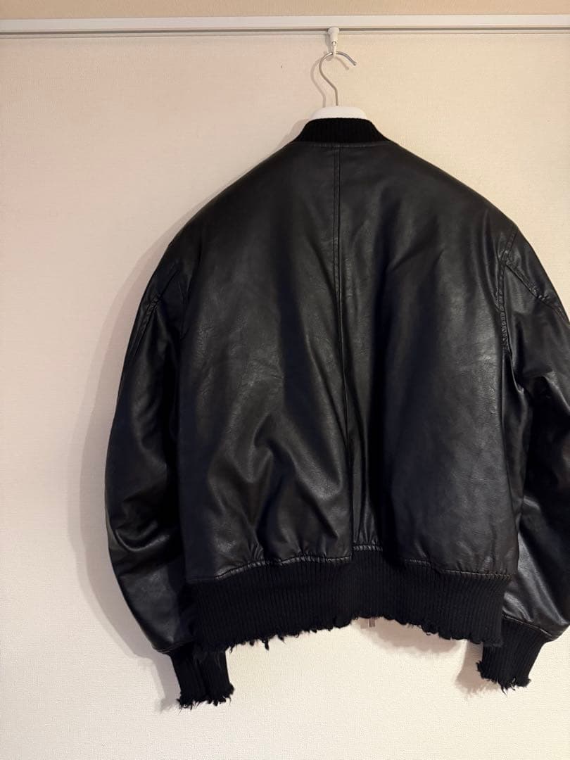 R　VEIN-ヴェイン　SYNTHETIC LEATHER ボンバー