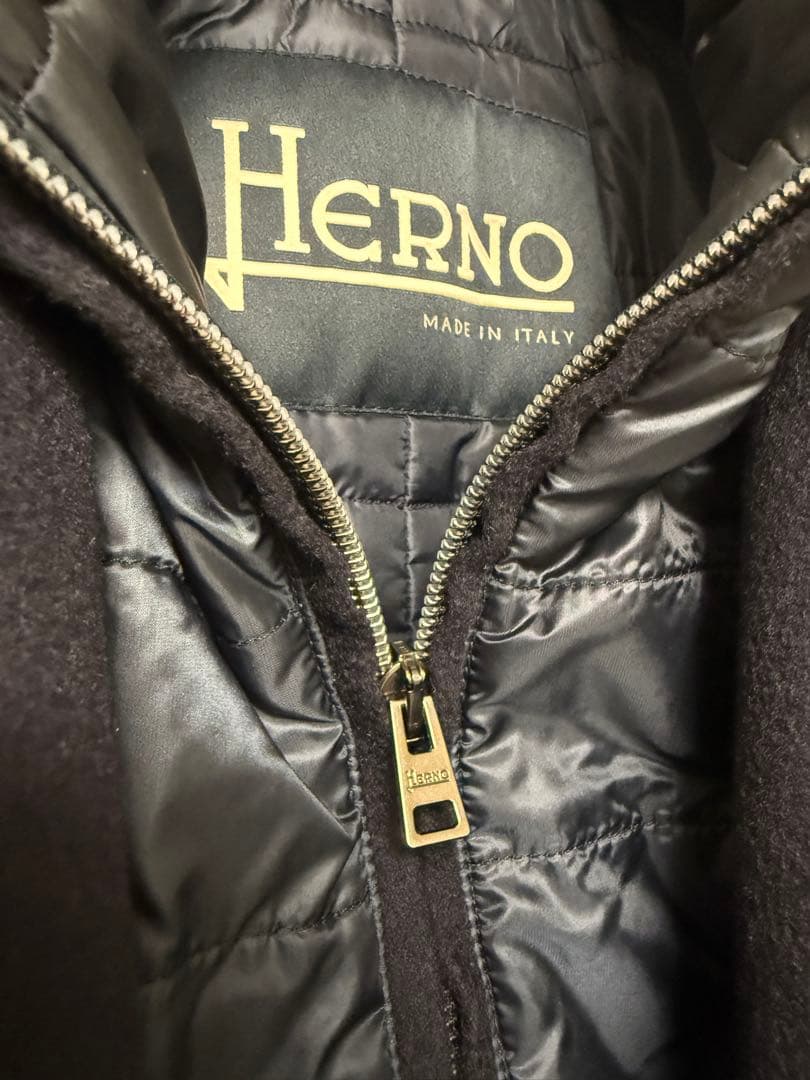 Herno ヘルノ　カシミヤ　コート ネイビー　46 moorer ムーレー