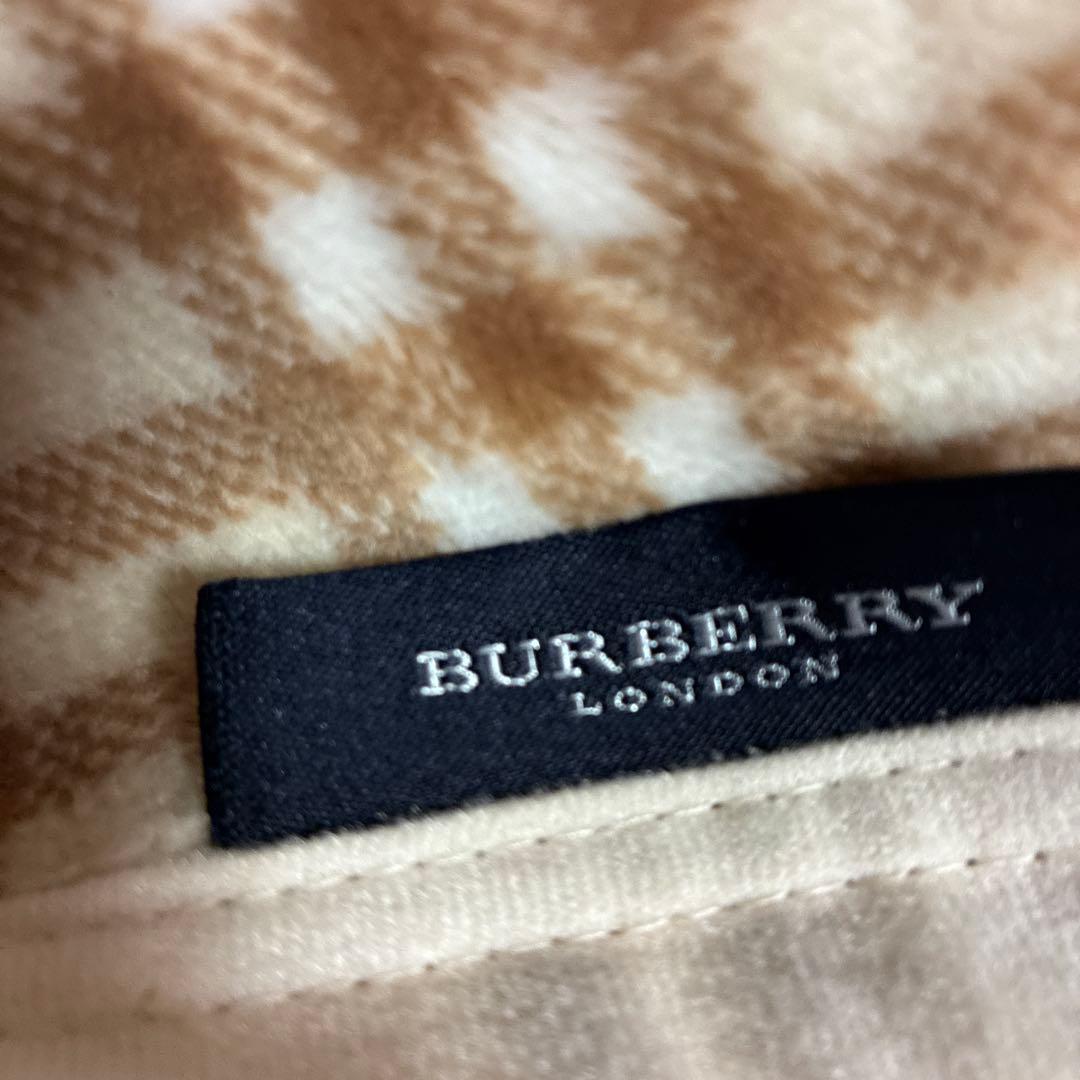 BURBERRY 綿毛布 高級シール織140x200cm
