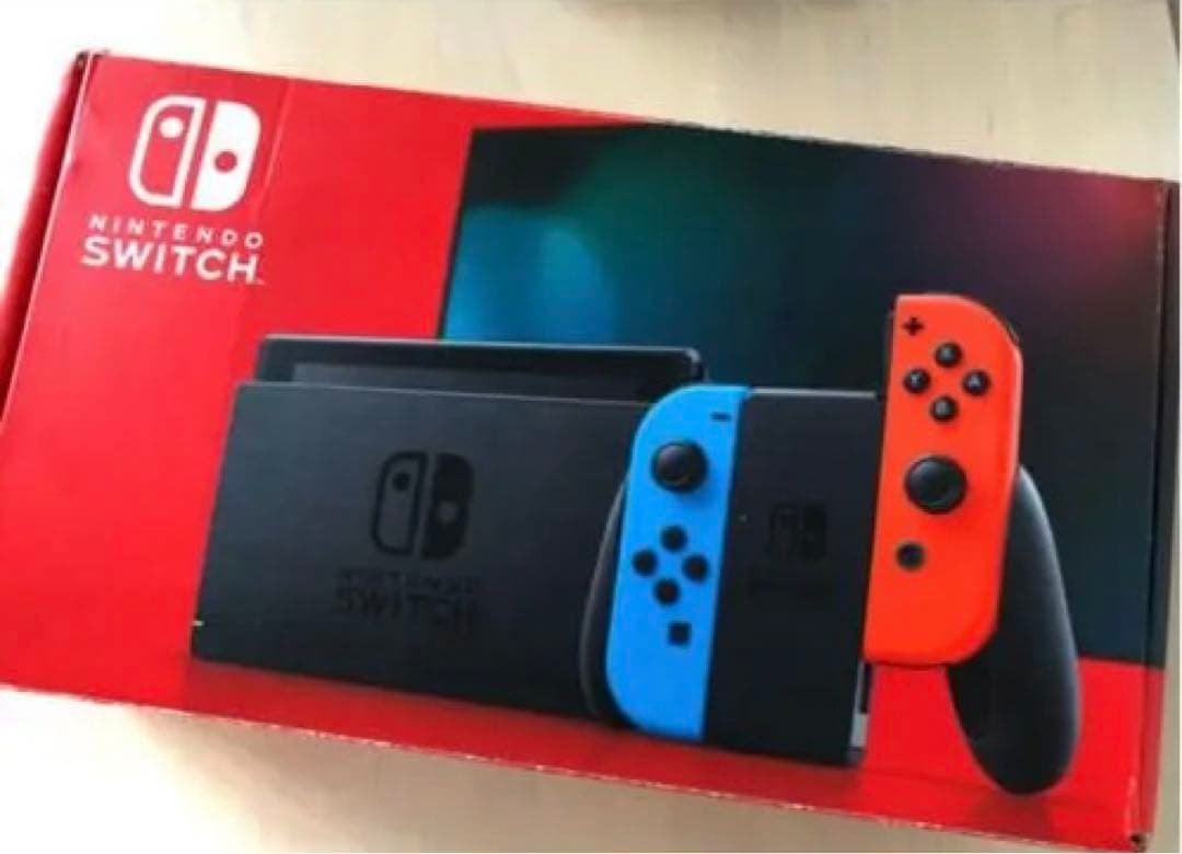 Nintendo Switch 本体(バッテリー強化モデル)＋4種ソフト付き