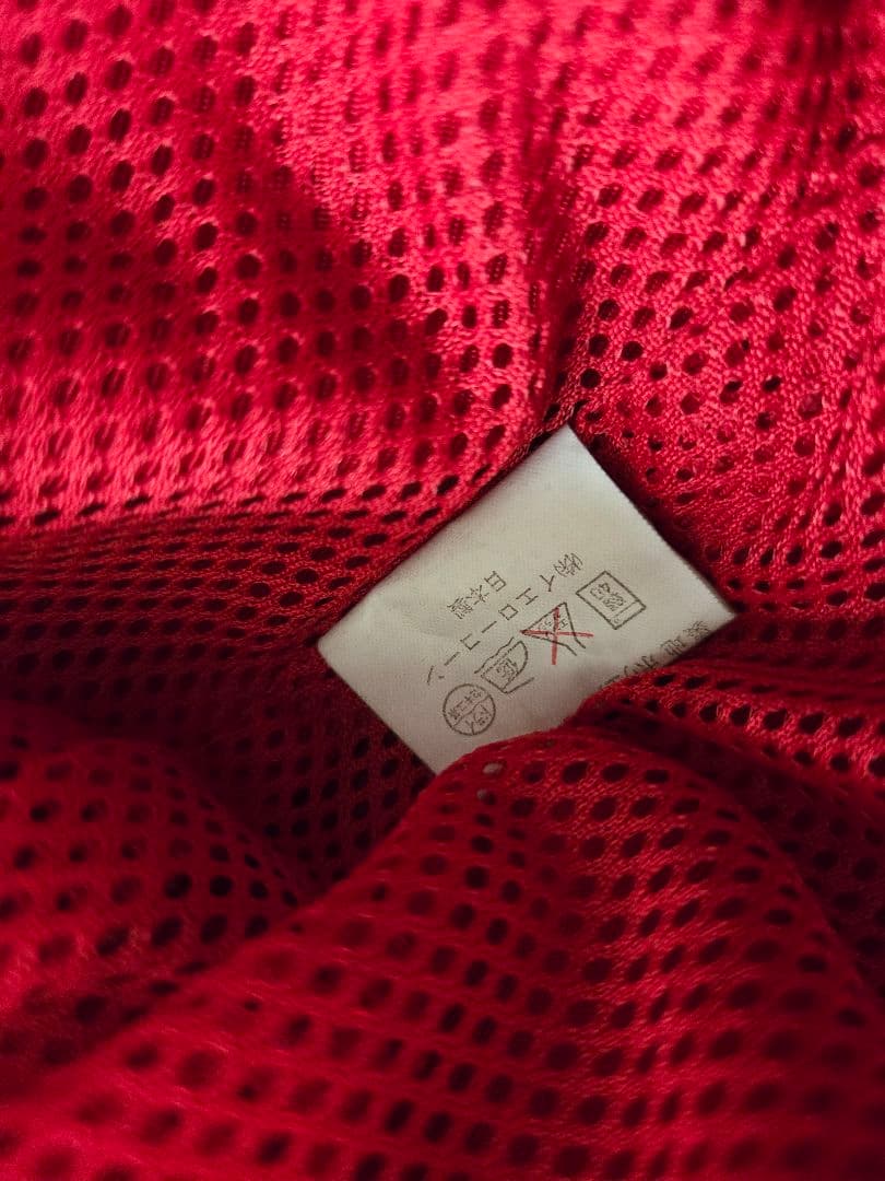 YELLOW CORN バイク用刺繍レッドジャケット