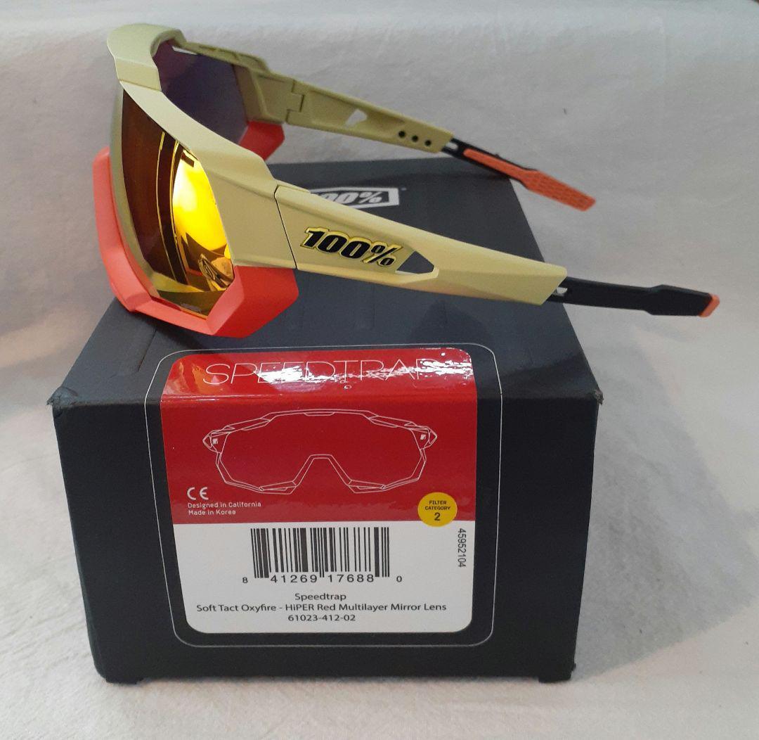 100% SPEEDTRAP Oxyfire ワンハンドレッド サングラス