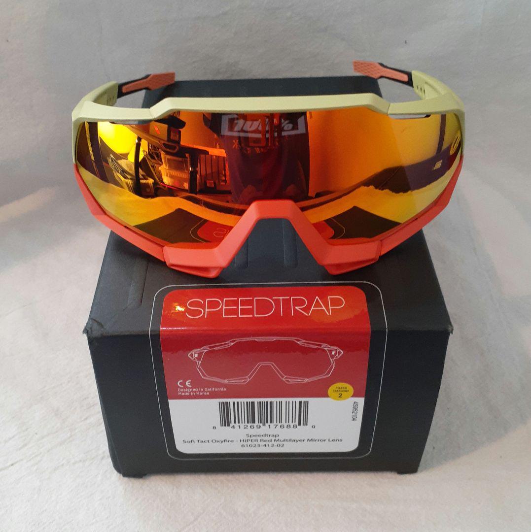 100% SPEEDTRAP Oxyfire ワンハンドレッド サングラス