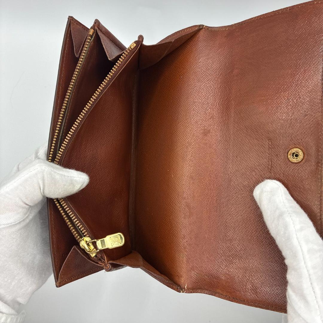 【極美品】 ルイヴィトン モノグラム ポシェット ポルトモネクレディ 長財布