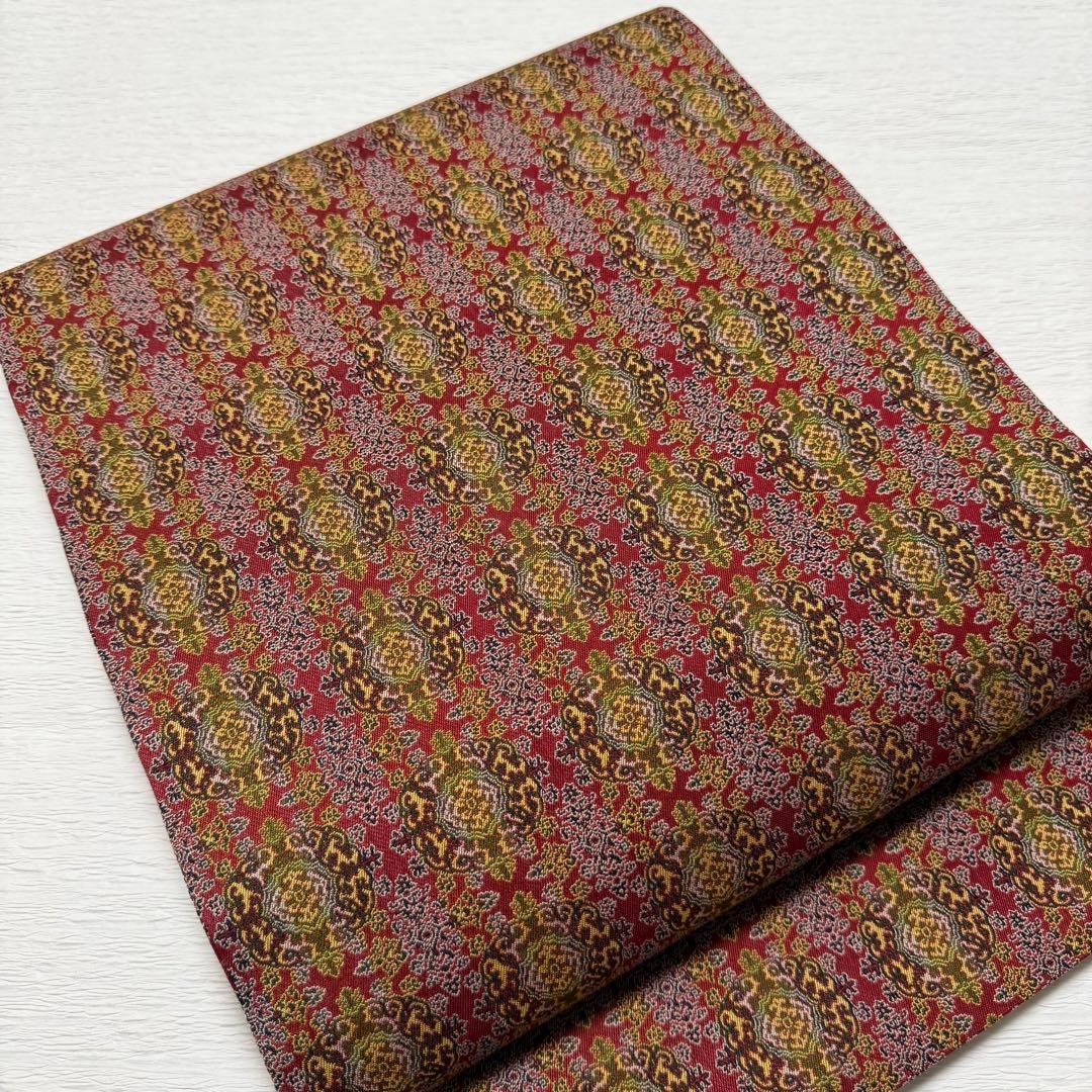 m142 龍村美術織物 たつむら 名古屋帯 正絹