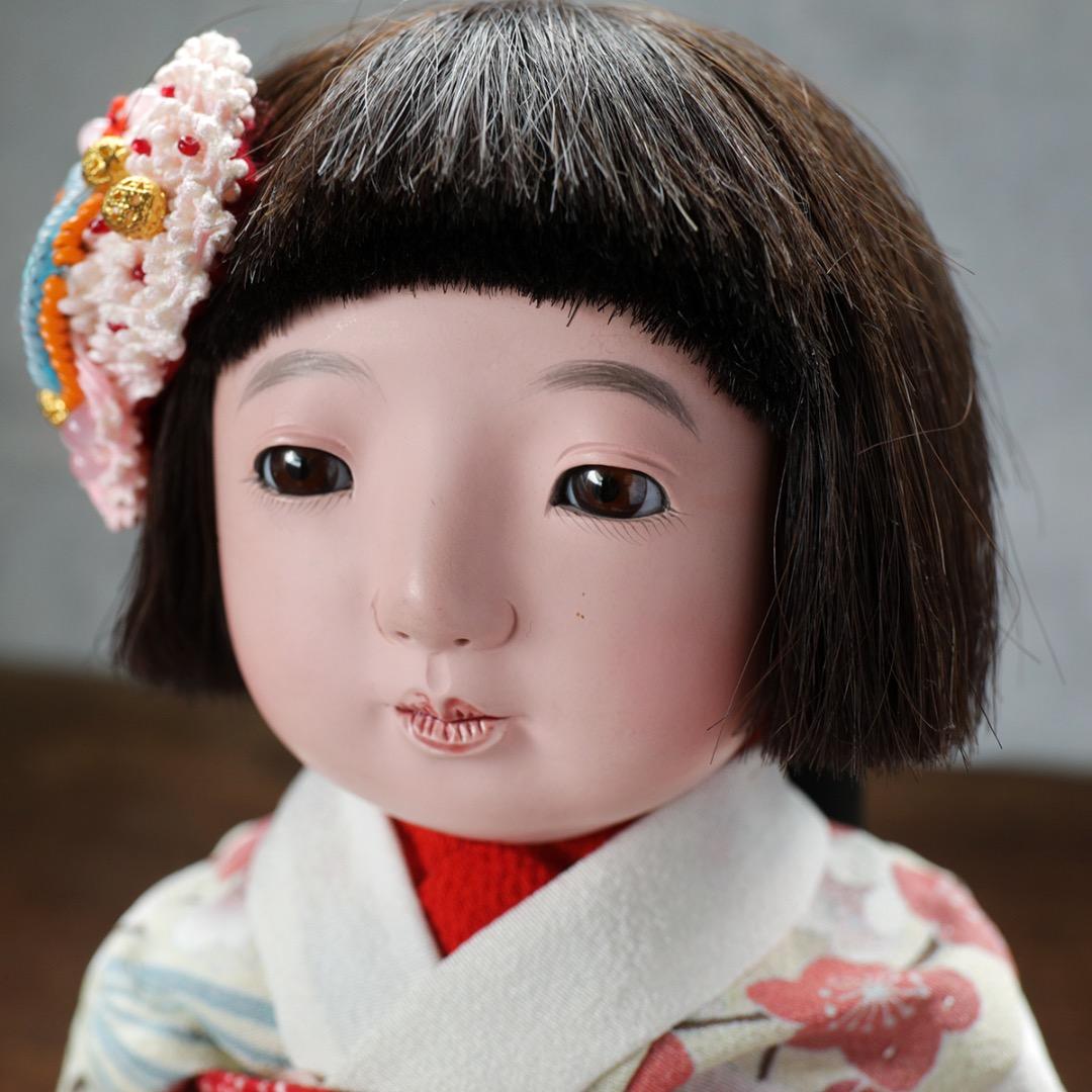 【可愛い市松人形１】優しいお顔の女の子