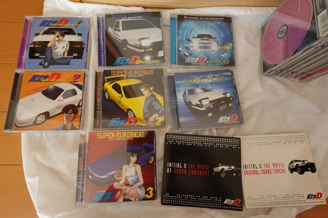 売切！「イニシャルD(頭文字D)　サントラCD他」19枚超美品のセット販売♪