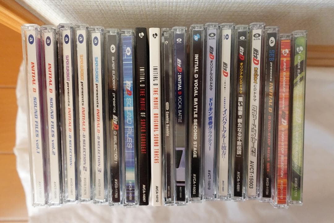 売切！「イニシャルD(頭文字D)　サントラCD他」19枚超美品のセット販売♪