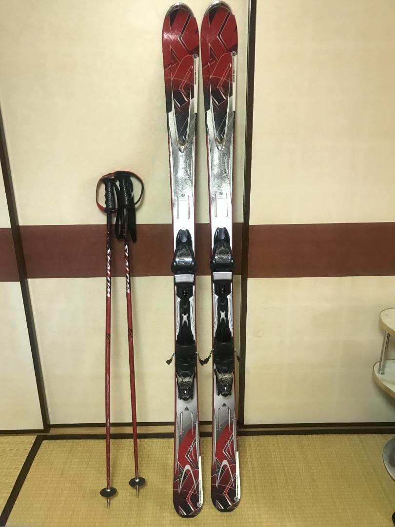 SET 大人スキーセット:K2 スキー板170cm、ブーツ280