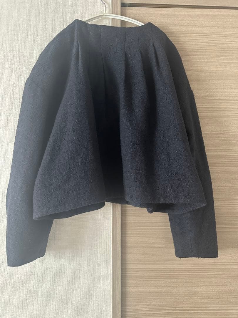 alors paris tweed jacket コンスタンス　ネイビー