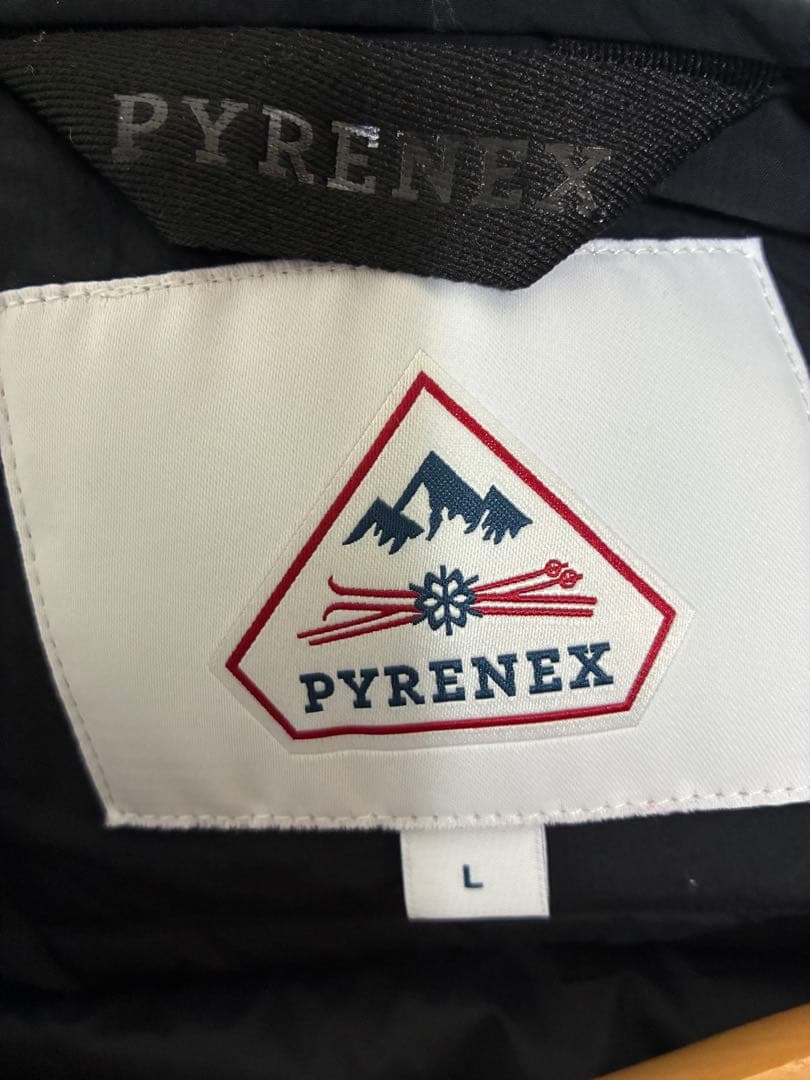 PYRENEX ピレネクス　ダウンベスト　黒　L レア！　オシャレ！　美品！