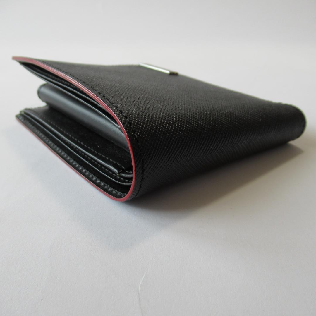 ブラックレーベルクレストブリッジ新品ブラック 2つ折りウォレット / 財布