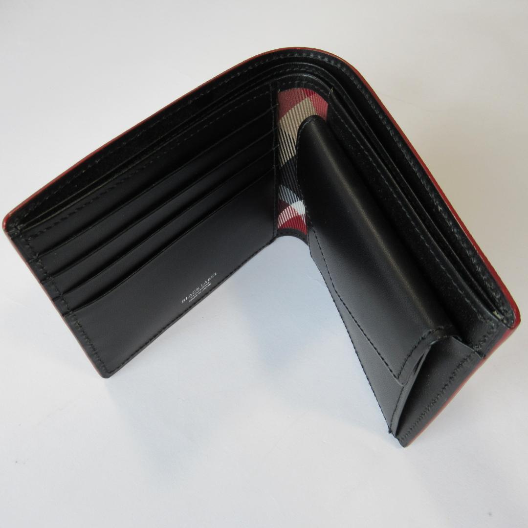 ブラックレーベルクレストブリッジ新品ブラック 2つ折りウォレット / 財布