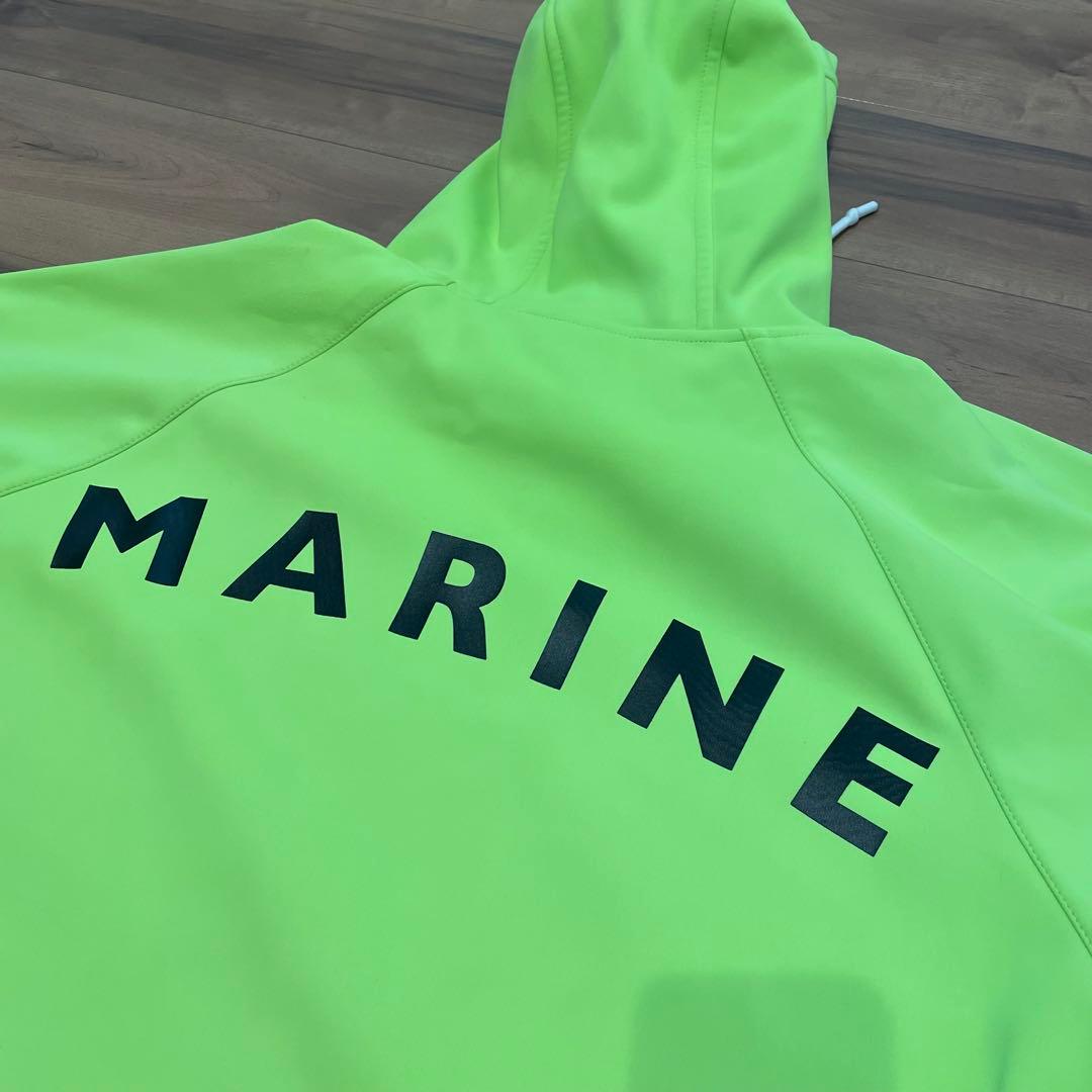 MUTA MARINE ムータマリン パーカー フーディ　蛍光イエロー サイズ5