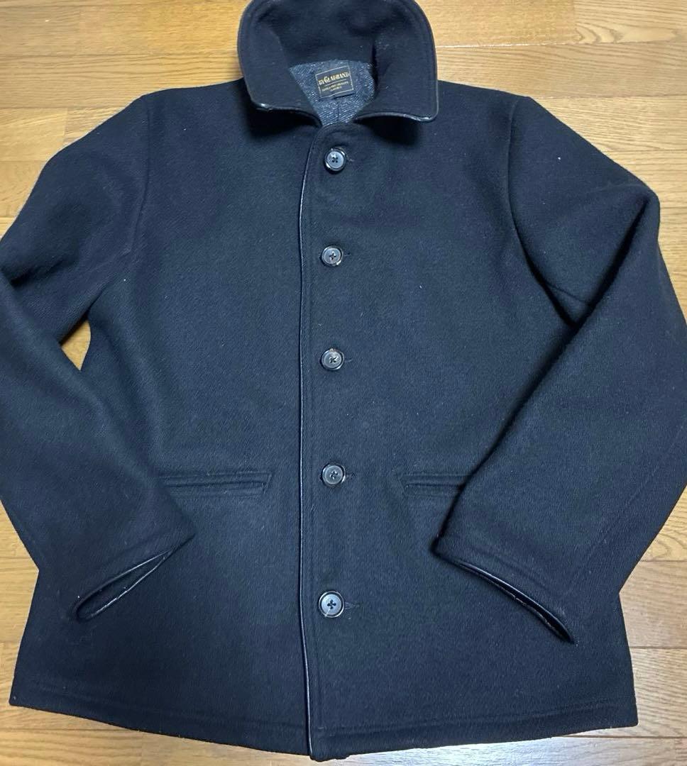 マ*ー様 BY GLADHAND ウールコート ジャケット ブラック L美品グラ