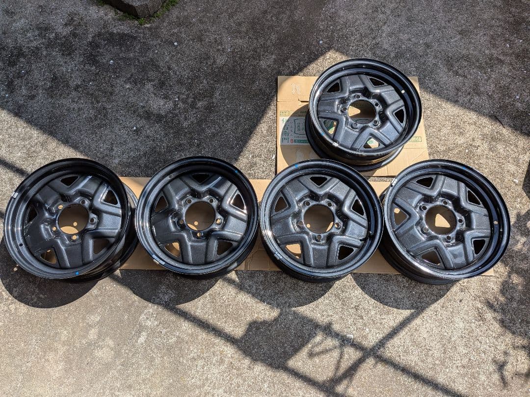 【直接取り引きのみ】最終値下げ!!JB64ジムニー純正ホイール5本