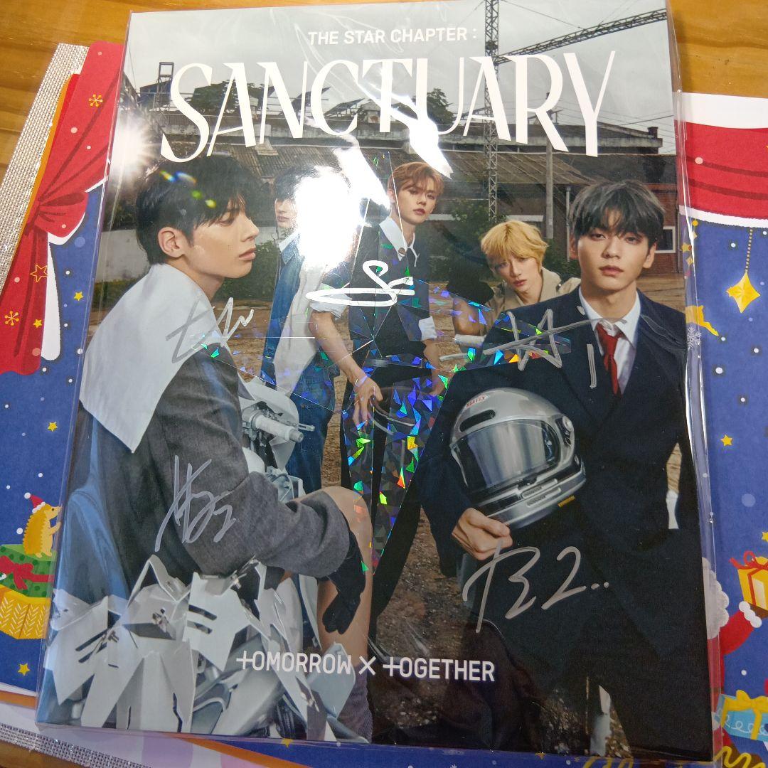 TXT　プロモアルバム　非売品　サイン入　sanctuary　ヨンジュン　スビン