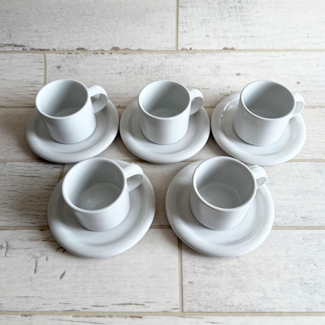 イ*イ様 オールドノリタケ NT ホワイトシリーズ ストーンウェア カップ＆ソー