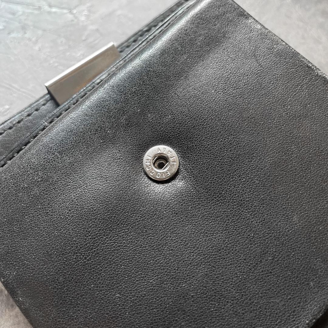 ED ROBERT JUDSON【GEM】クリップ　ハーフウォレット 黒 財布