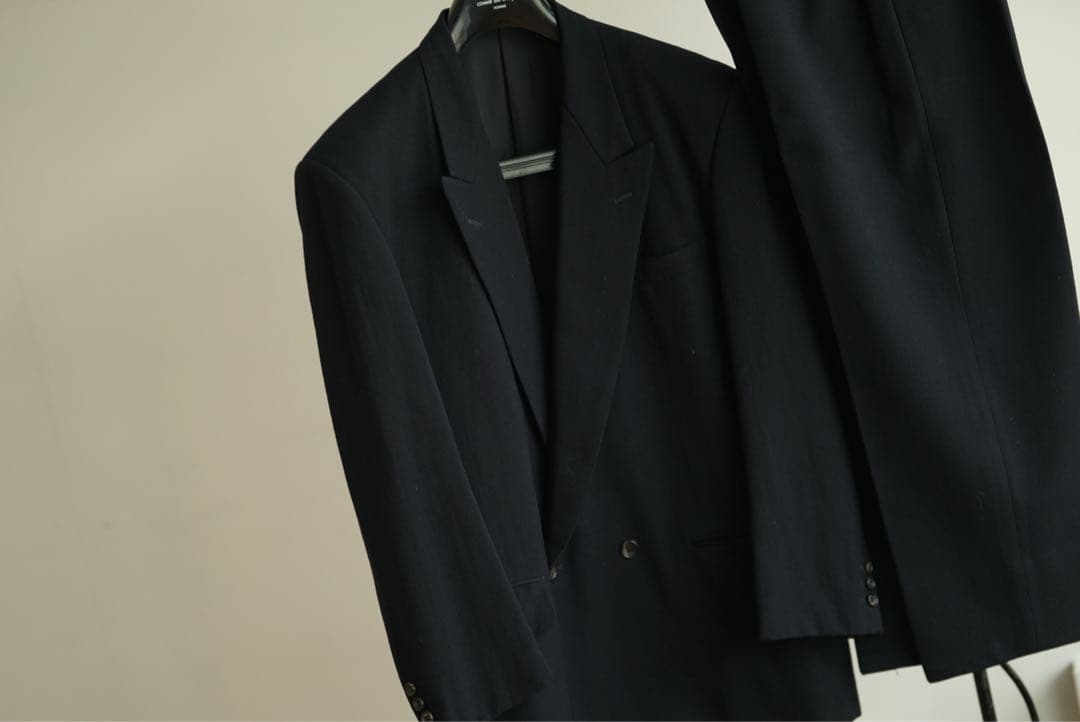 89aw 美品 コムデギャルソンオム ダブル セットアップ スーツ ジャケット