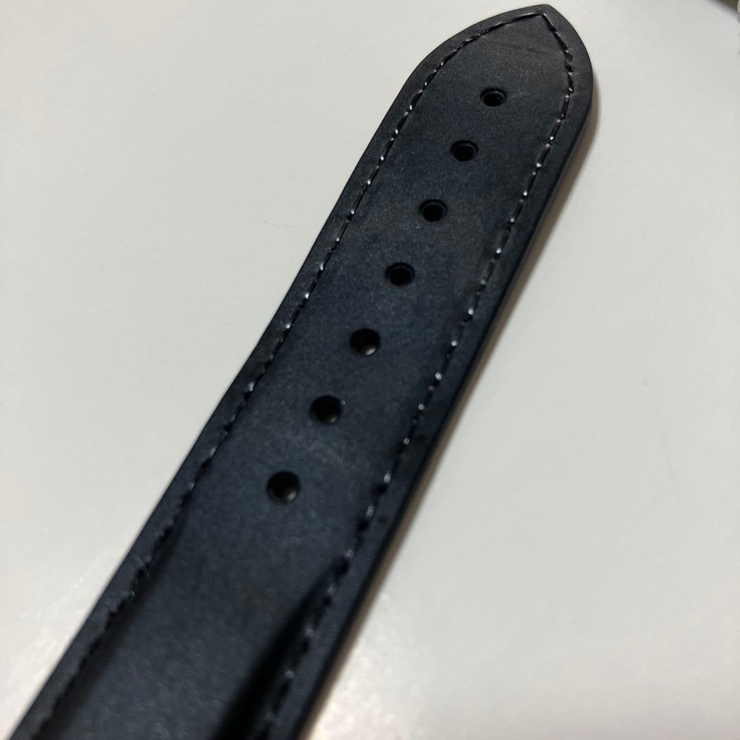 OMEGA ブラック ラバーベルト バックル 20mm オメガ