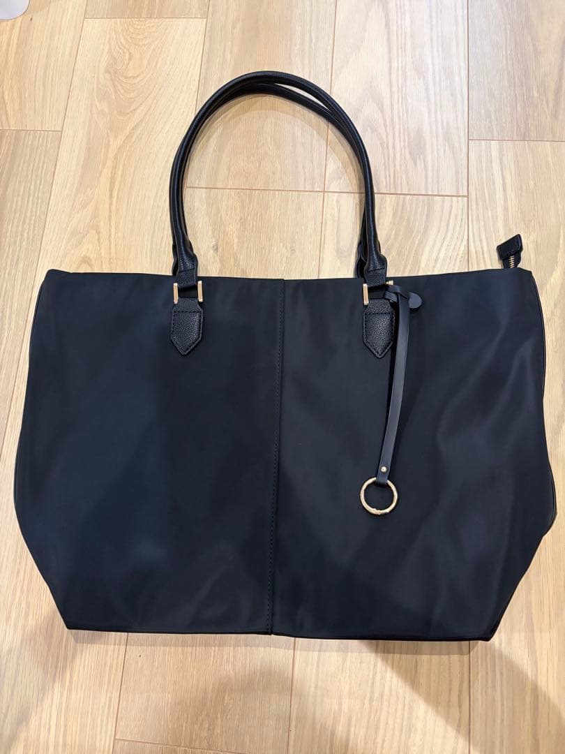 RODE SKO 撥水ブラックトートバッグ