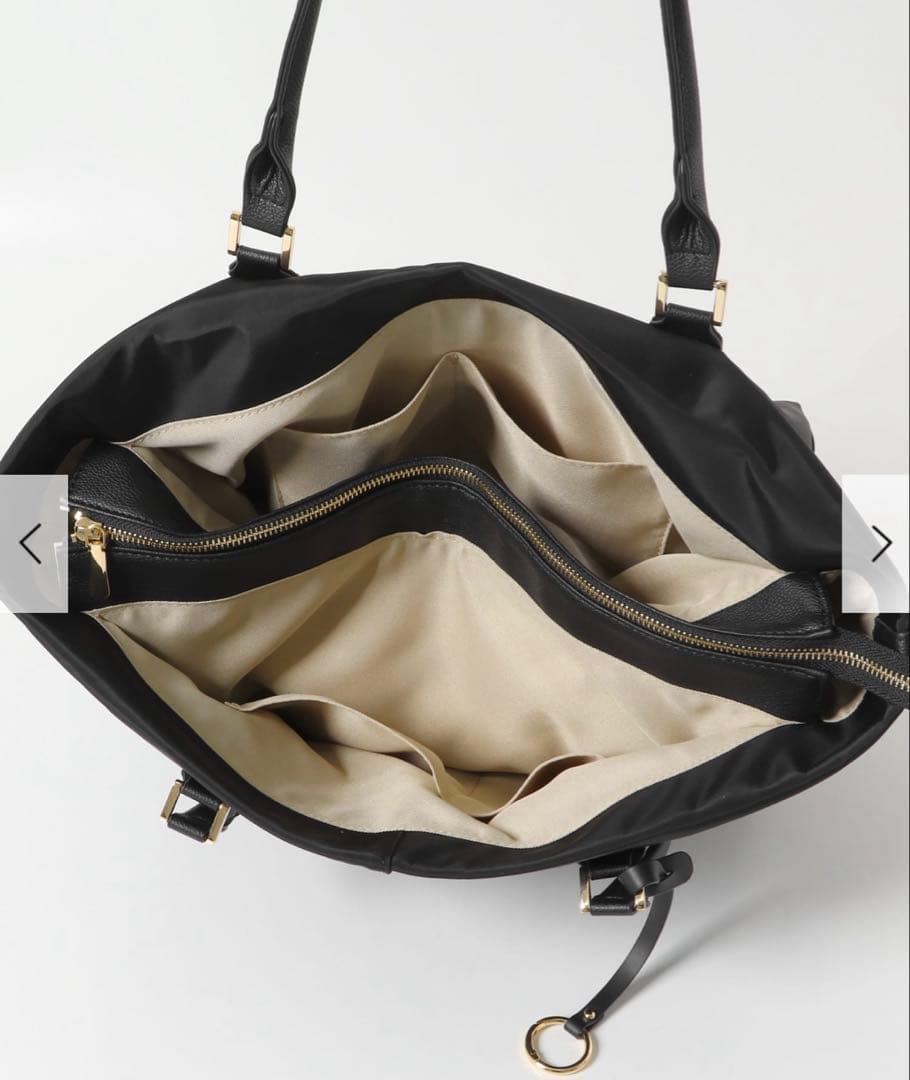 RODE SKO 撥水ブラックトートバッグ